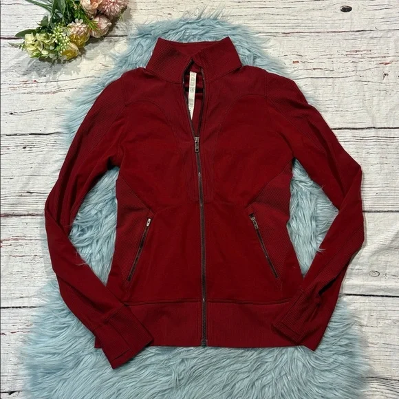 Lululemon Movement to Movement Jacket - Dark Sport Red - Picture 4 of 10